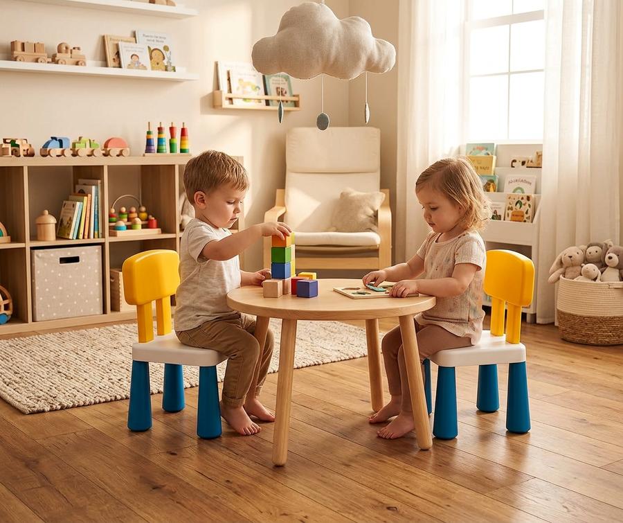 OCATO Plastic Toddler Chairs (2-Pack)